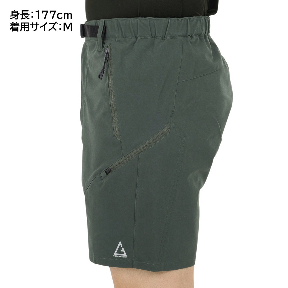 ロジャーエーガー（ROGEREGGER）（メンズ）スイスブランド 撥水 4Way ストレッチ BYFARDRY EX ショートパンツ RE2STN561021 GRY グリーン