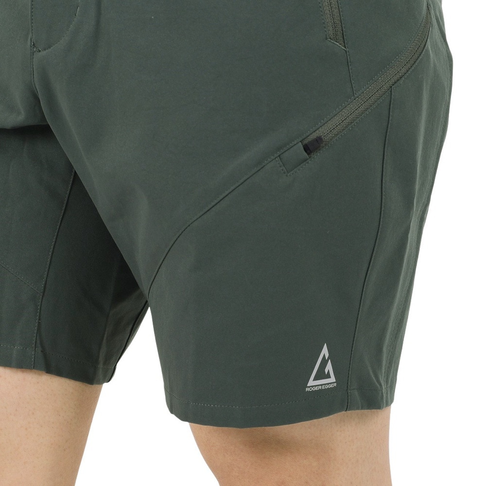 ロジャーエーガー（ROGEREGGER）（メンズ）スイスブランド 撥水 4Way ストレッチ BYFARDRY EX ショートパンツ RE2STN561021 GRY グリーン