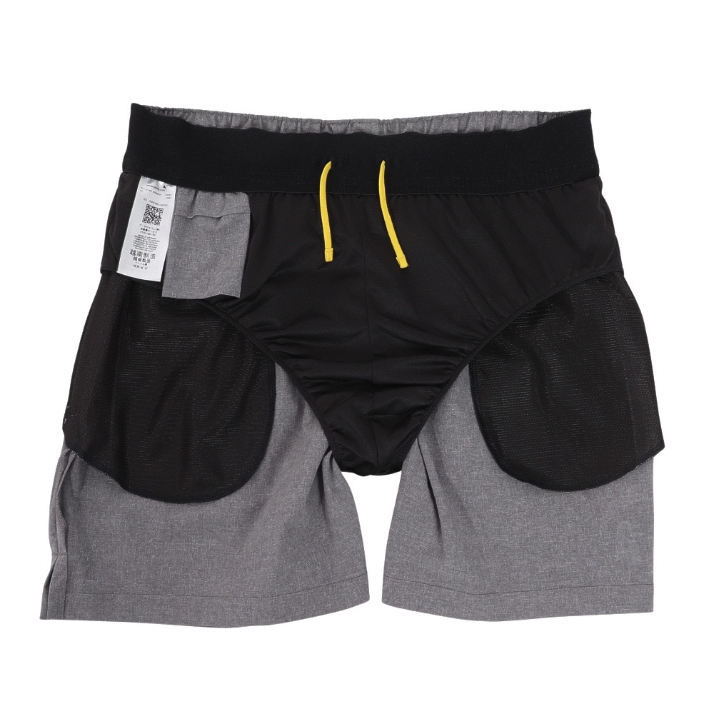 プーマ（PUMA）（メンズ）吸水速乾 レインプロテクション ショートパンツ シーズンズ 5インチ トレイルランニング ウーブンショーツ 52326201 グレー