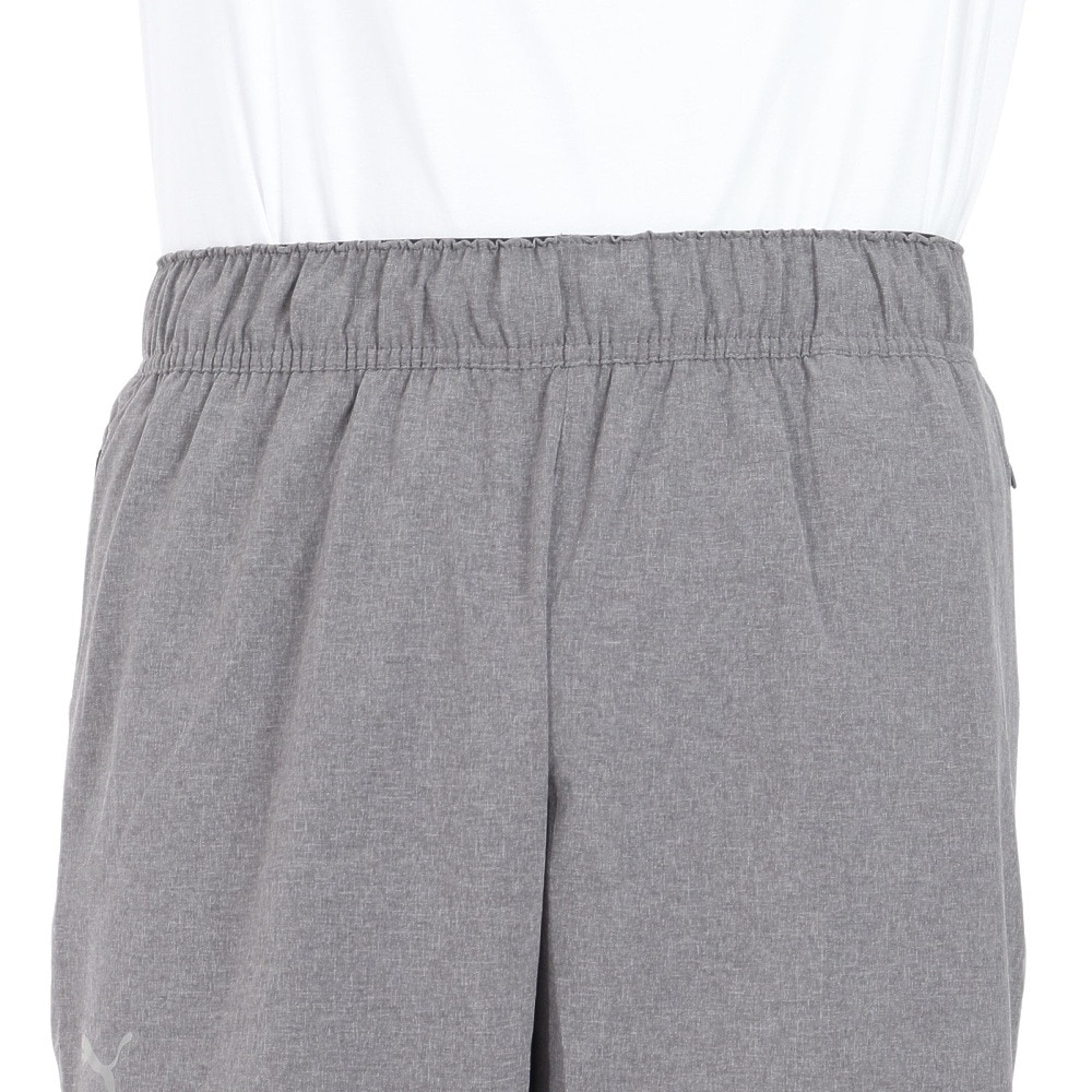プーマ（PUMA）（メンズ）吸水速乾 レインプロテクション ショートパンツ シーズンズ 5インチ トレイルランニング ウーブンショーツ 52326201 グレー