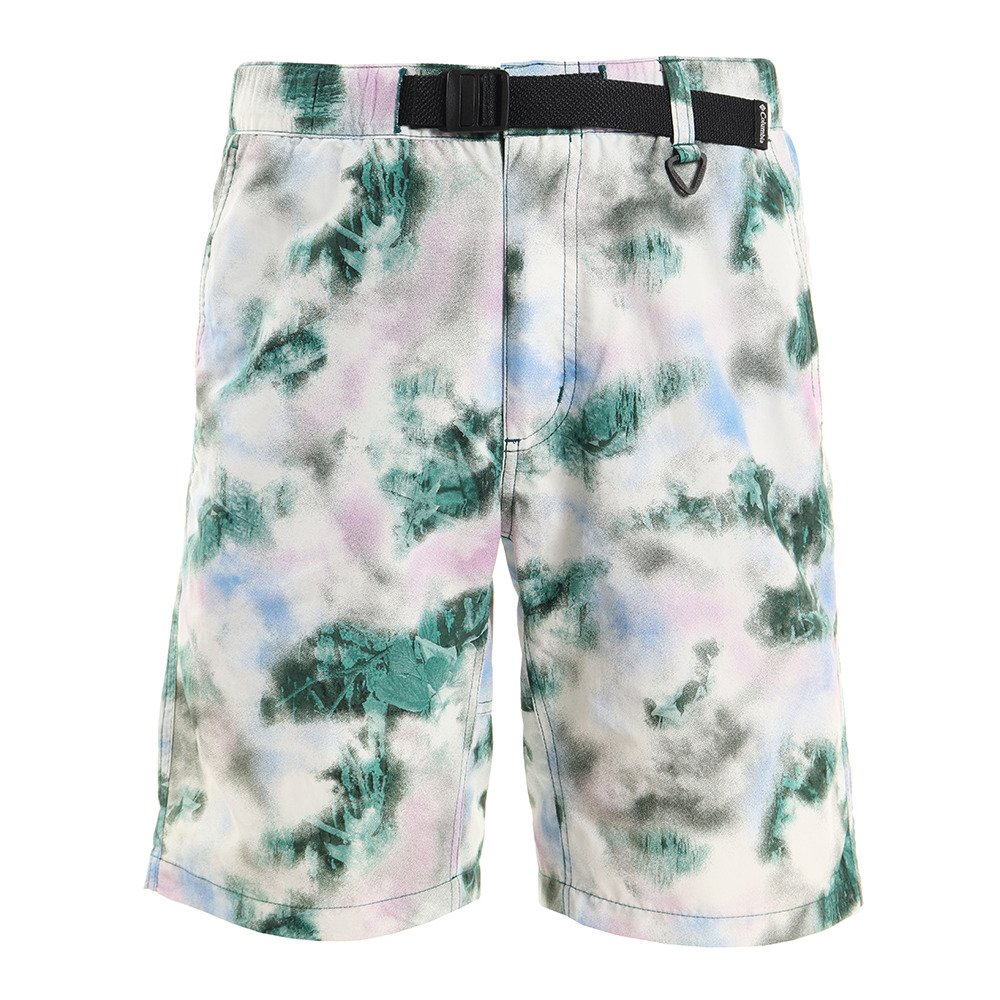 ショートパンツ ショーツ リープザリワーズ ショーツ Pm0095 470 白 ホワイト S M L Ll ナイロン 柄 ボタニカル コロンビア エルブレス