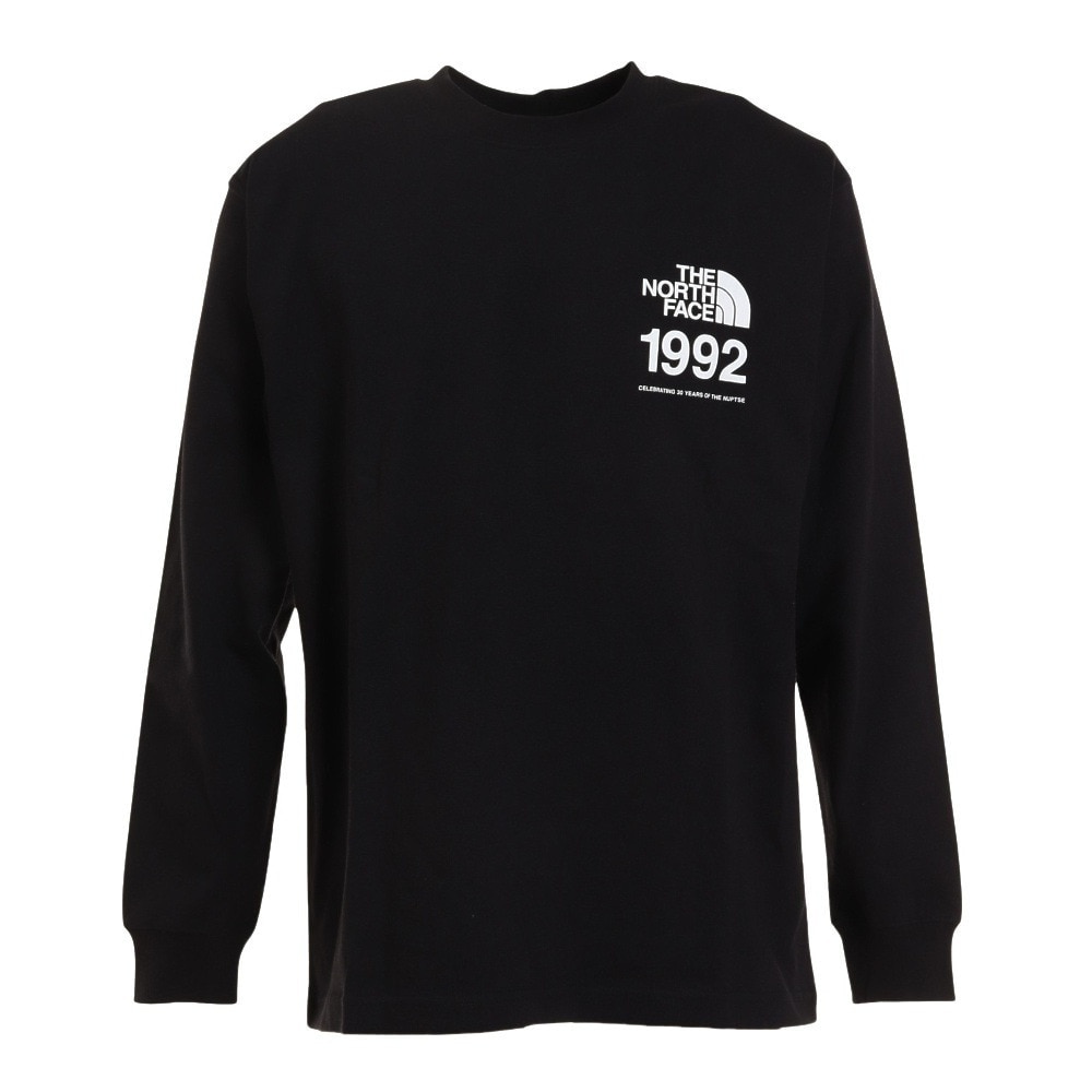 ノースフェイス（THE NORTH FACE）（メンズ）長袖Tシャツ ロンT ロングスリーブ 30th ヌプシTシャツ NT82235 K
