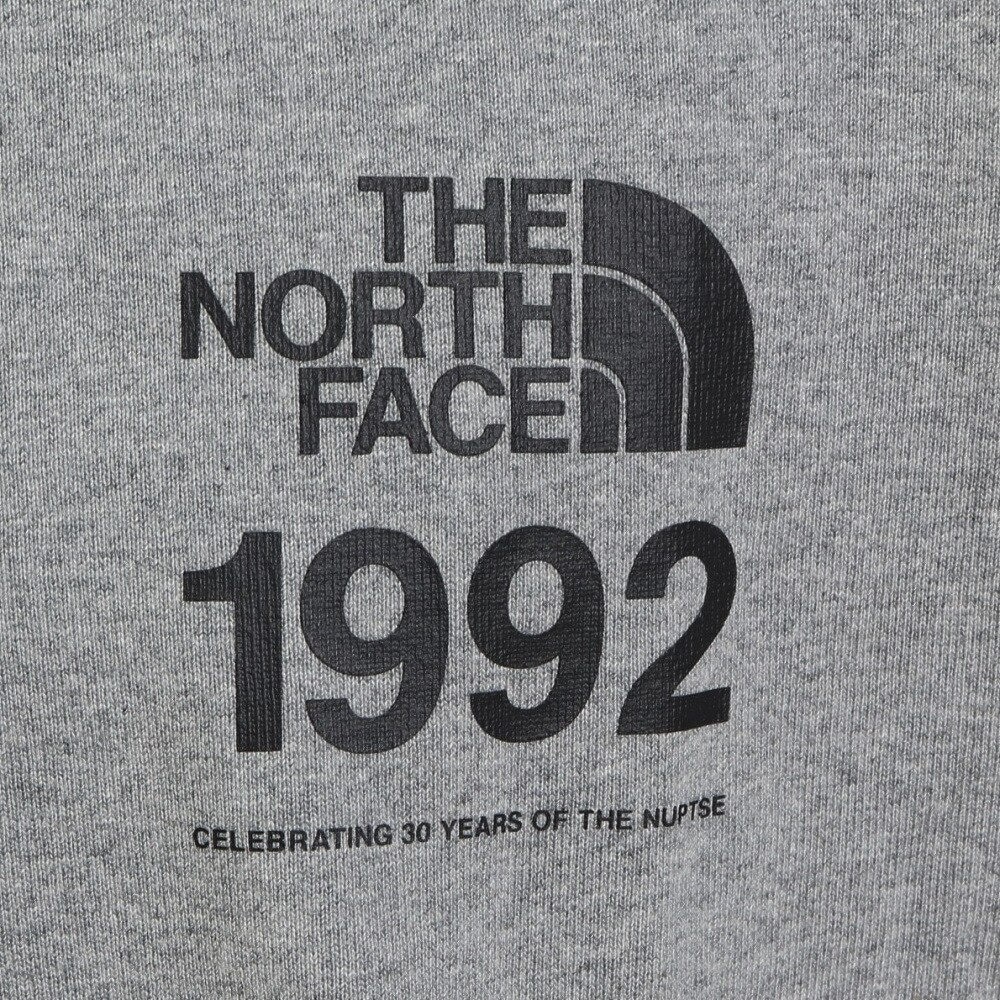 ノースフェイス（THE NORTH FACE）（メンズ）長袖Tシャツ ロンT ロングスリーブ 30th ヌプシTシャツ NT82235 Z グレー クルーネック バックプリント