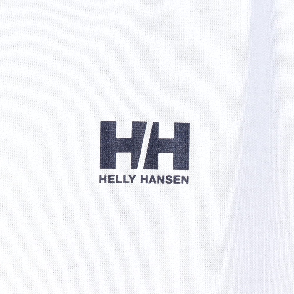 ヘリーハンセン（HELLY HANSEN）（メンズ）長袖Tシャツ スクエア ロゴ HH32521 CW