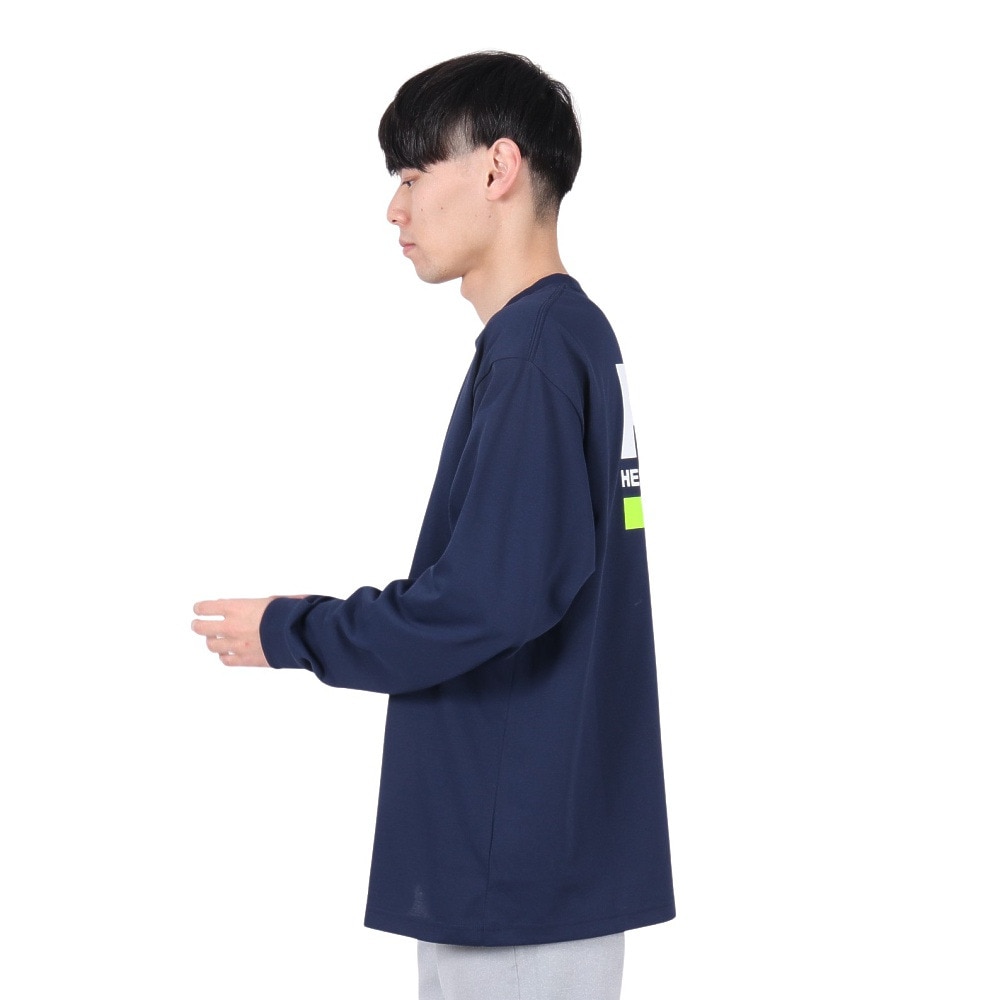 ヘリーハンセン（HELLY HANSEN）（メンズ）長袖Tシャツ スクエア ロゴ HH32521 ON