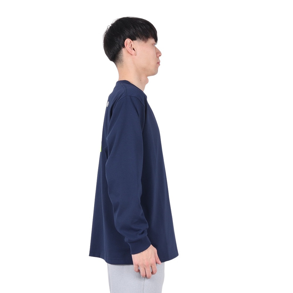 ヘリーハンセン（HELLY HANSEN）（メンズ）長袖Tシャツ スクエア ロゴ HH32521 ON