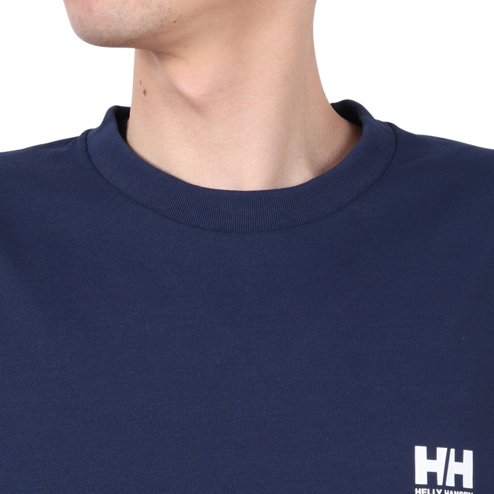 ヘリーハンセン（HELLY HANSEN）（メンズ）長袖Tシャツ スクエア ロゴ HH32521 ON