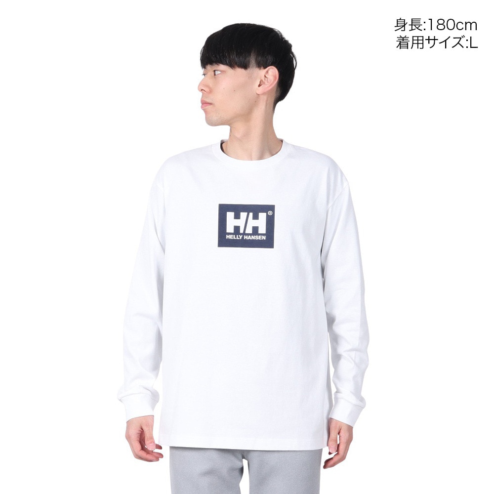 ヘリーハンセン（HELLY HANSEN）（メンズ）長袖Tシャツ ロゴ HH32540 CW