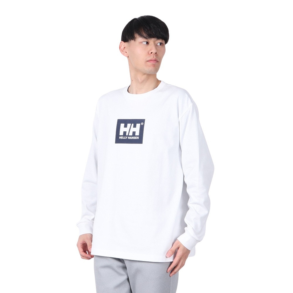 ヘリーハンセン（HELLY HANSEN）（メンズ）長袖Tシャツ ロゴ HH32540 CW