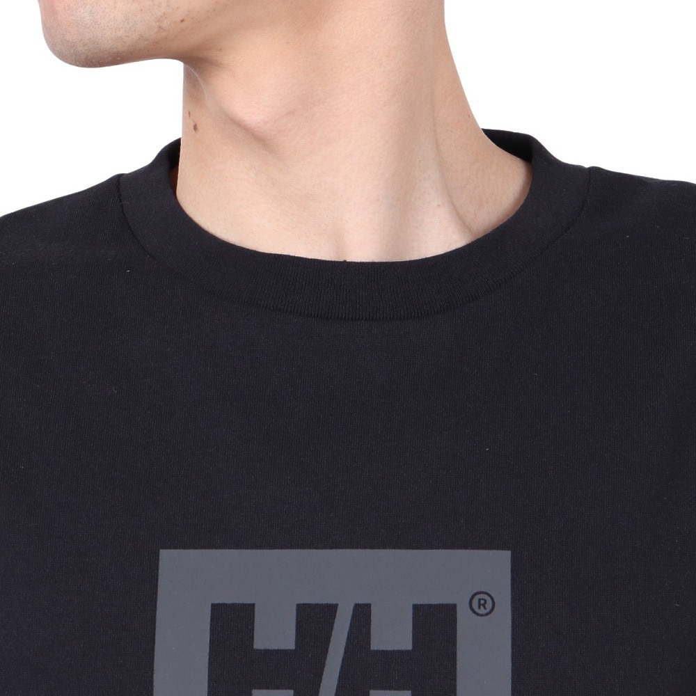 ヘリーハンセン（HELLY HANSEN）（メンズ）長袖Tシャツ ロゴ HH32540 K2