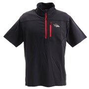 POLEWARDS（メンズ）パフォーマンスジップ 半袖ポロシャツ PW27JA29BLK ブラック 
