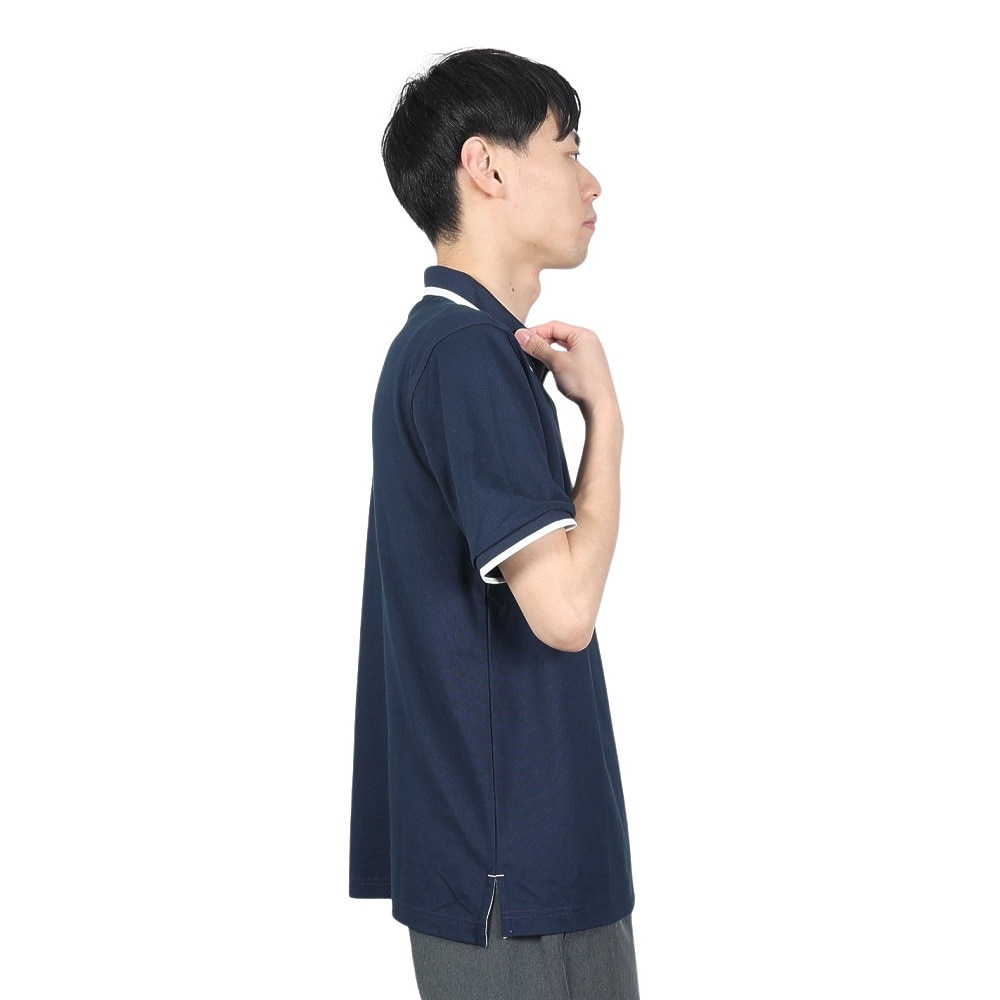 コロンビア（Columbia）（メンズ）コーブドームビュートソリッドピケ半袖ポロシャツ Collegiate Navy AE0412 464