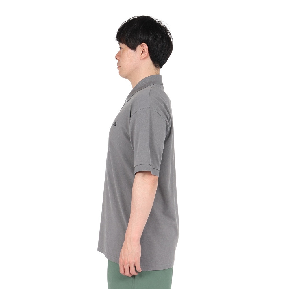 ザ・ノース・フェイス（THE NORTH FACE）（メンズ）半袖Tシャツ ショートスリーブエニーパートポロ NT22232 SP グレー