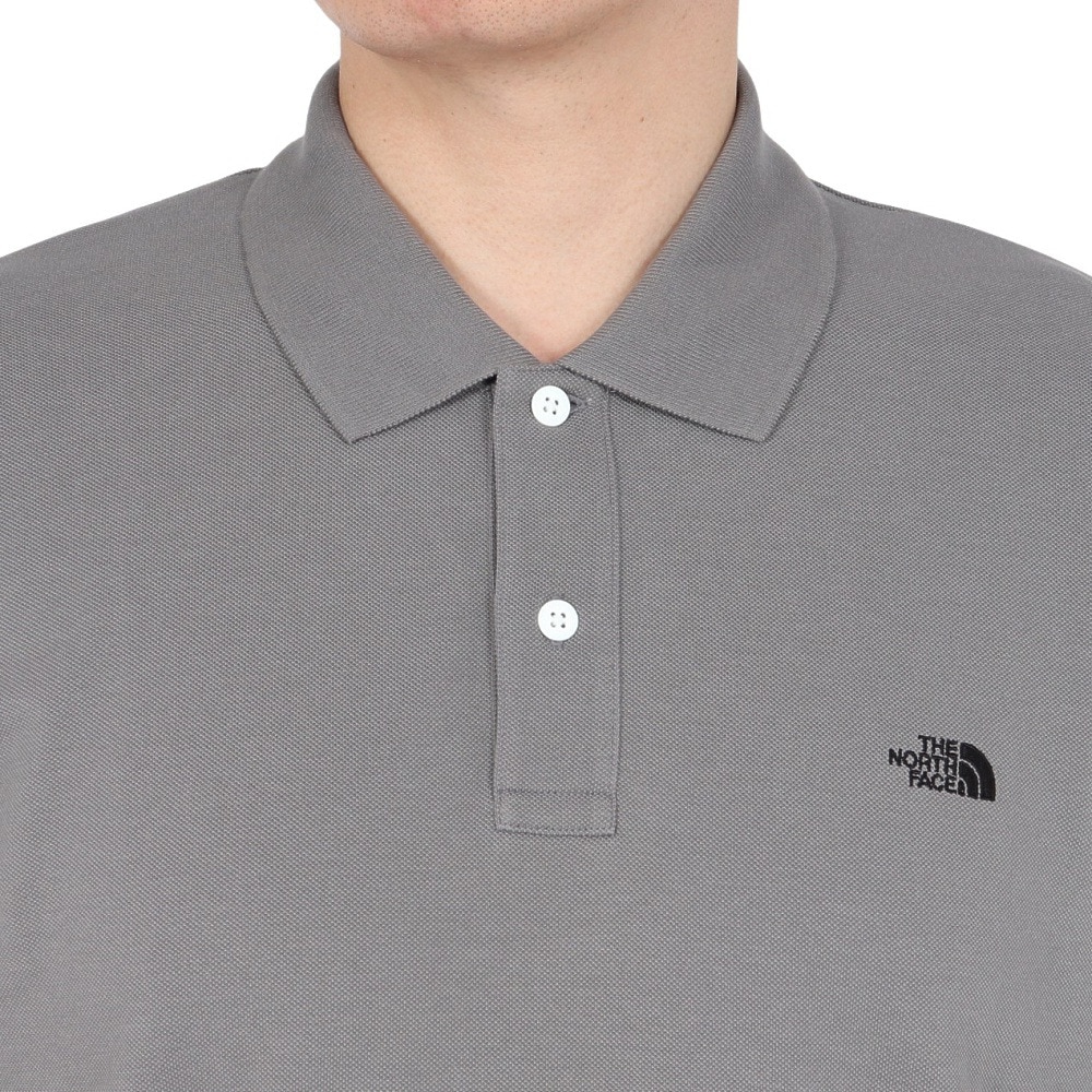 ザ・ノース・フェイス（THE NORTH FACE）（メンズ）半袖Tシャツ ショートスリーブエニーパートポロ NT22232 SP グレー