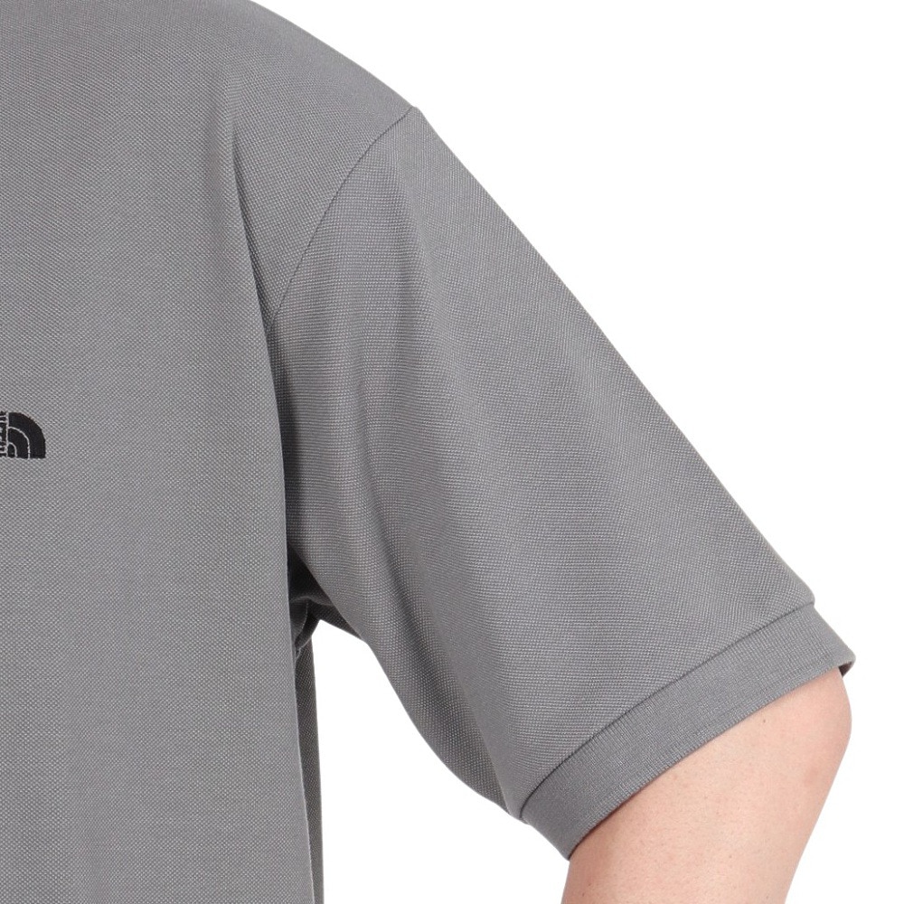 ザ・ノース・フェイス（THE NORTH FACE）（メンズ）半袖Tシャツ ショートスリーブエニーパートポロ NT22232 SP グレー