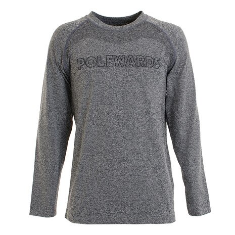 SEAMLESS CREW NECK TSHIRT PW27JB30DGRY画像