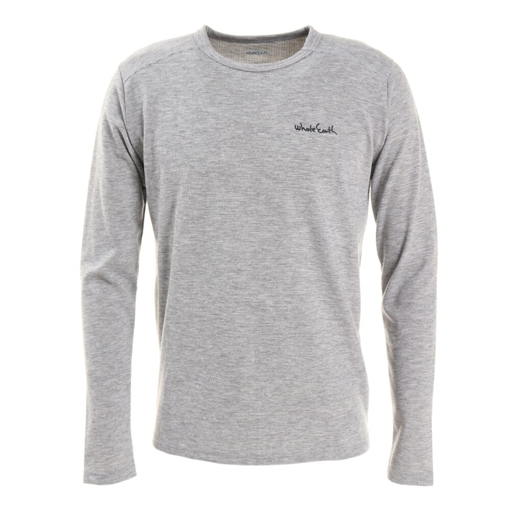  【多少の傷汚れありの為大奉仕】TEMPERTURE クルーネックシャツ WE28JB10グレー