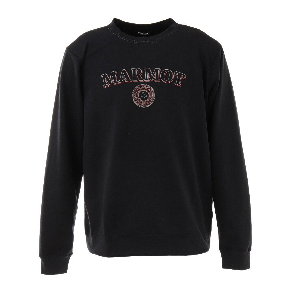  長袖Tシャツ ロンT ダブルニットロングスリーブクルー TOMRJB67 BK