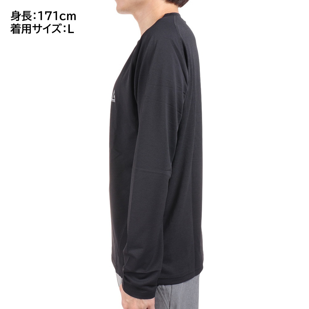 ロジャーエーガー（ROGEREGGER）（メンズ）長袖Tシャツ ロンT 吸汗速乾 VIATEXスムース RE2SUK561009BLK