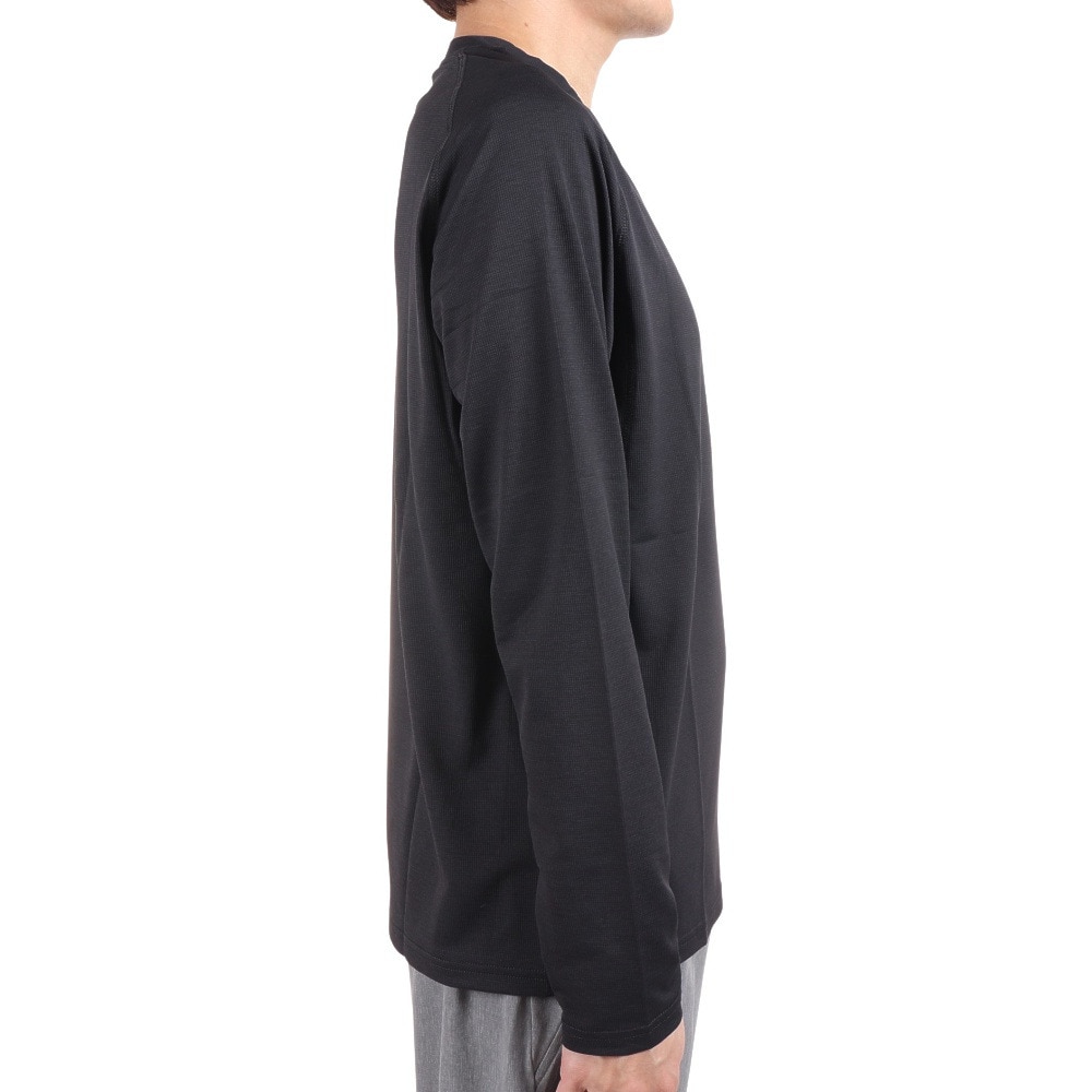 ロジャーエーガー（ROGEREGGER）（メンズ）長袖Tシャツ ロンT 吸汗速乾 VIATEXスムース RE2SUK561009BLK