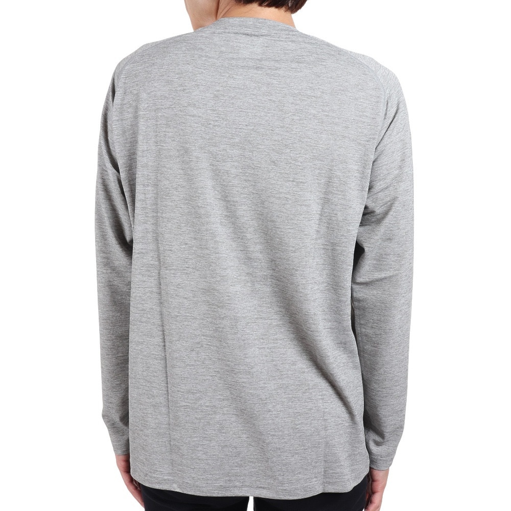 ロジャーエーガー（ROGEREGGER）（メンズ）長袖Tシャツ ロンT 吸汗速乾 VIATEXスムース RE2SUK561009GRY