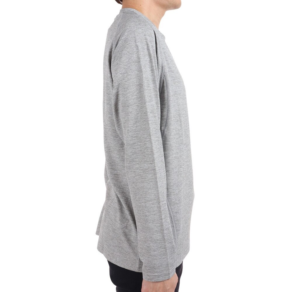 ロジャーエーガー（ROGEREGGER）（メンズ）長袖Tシャツ ロンT 吸汗速乾 VIATEXスムース RE2SUK561009GRY