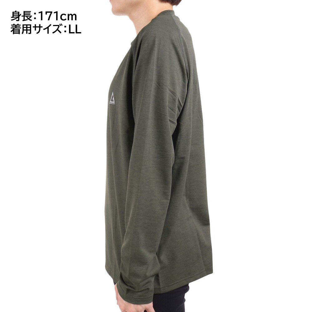 ロジャーエーガー（ROGER EGGER）（メンズ）長袖Tシャツ ロンT 吸汗速乾 VIATEXスムース RE2SUK561009OLV