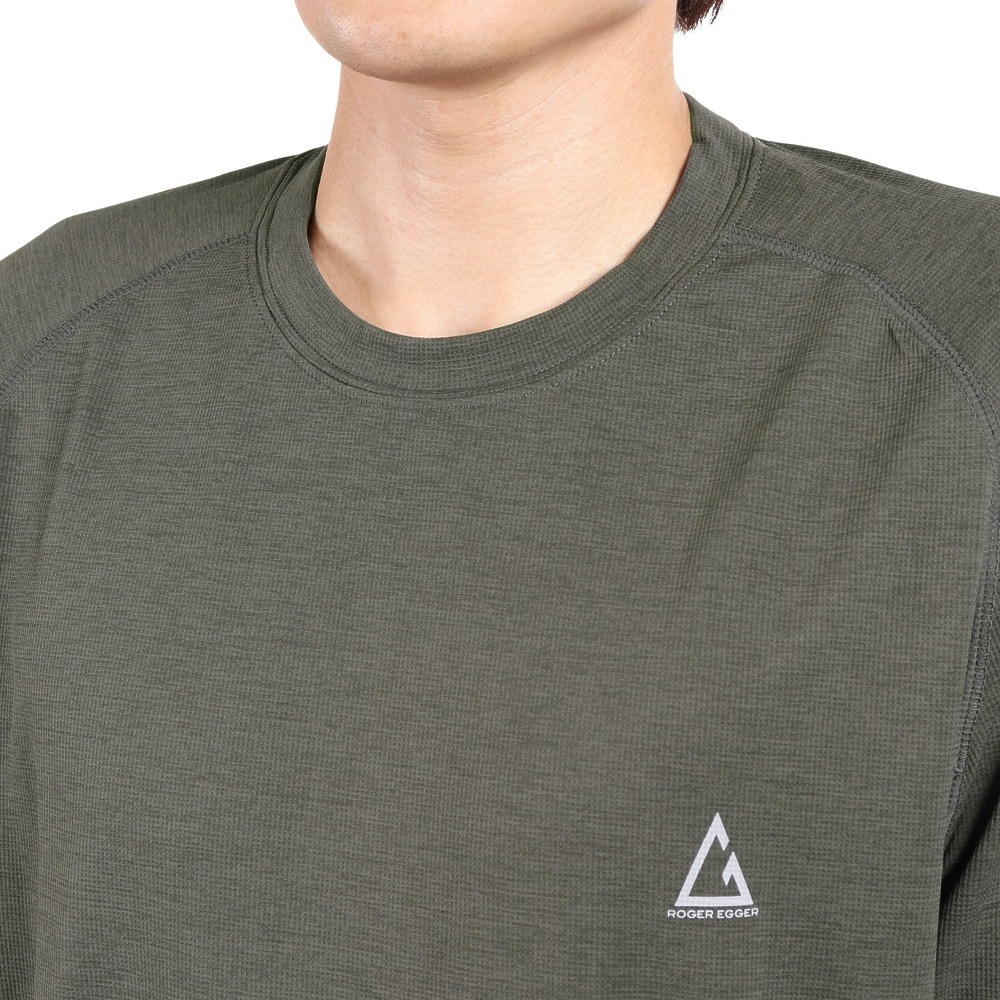 ロジャーエーガー｜ロジャーエーガー（ROGER EGGER）（メンズ）長袖Tシャツ ロンT 吸汗速乾 VIATEXスムース  RE2SUK561009OLV アウトドア・キャンプ用品はエルブレス