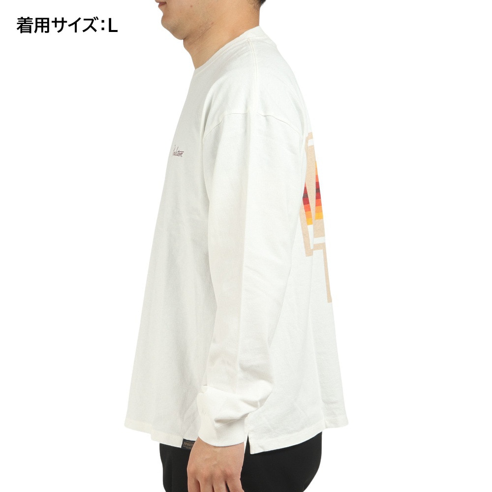 ペンドルトン（PENDLETON）（メンズ）長袖Tシャツ ロンT バックプリント Tee O.White 2475-9002 10009 オフホワイト トップス 綿100