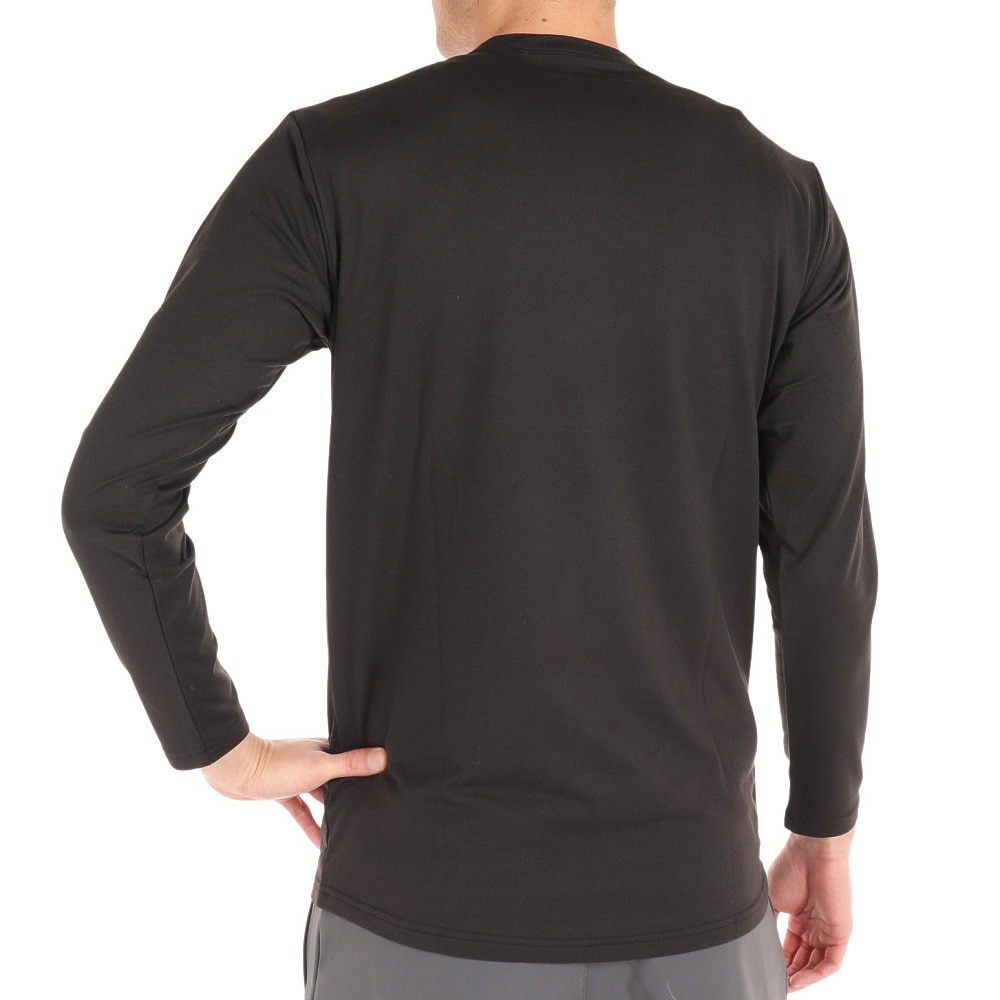 フォックスファイヤー（Foxfire）（メンズ）長袖Tシャツ ロンT TS EXストレッチ ウォームクルー 5115294-025 ブラック トップス インナー 吸汗速乾