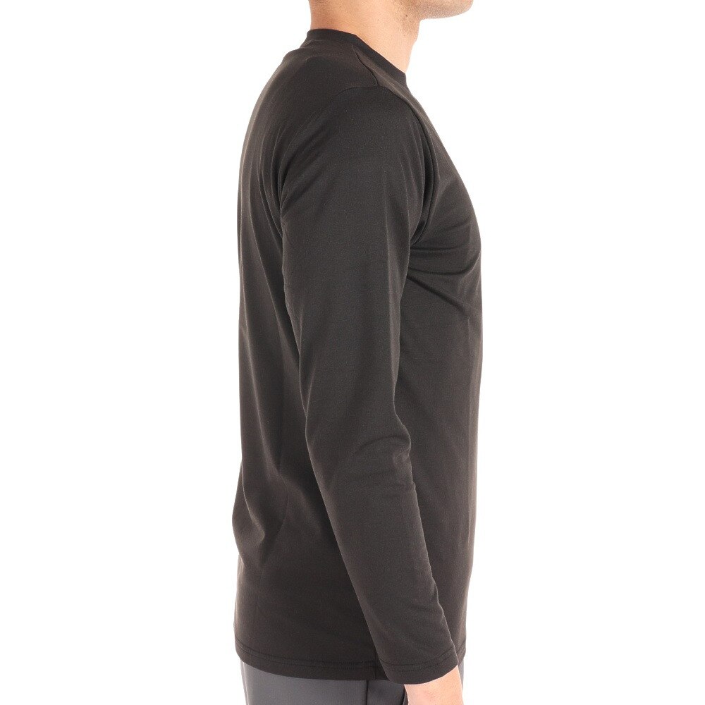 フォックスファイヤー（Foxfire）（メンズ）長袖Tシャツ ロンT TS EXストレッチ ウォームクルー 5115294-025 ブラック トップス インナー 吸汗速乾