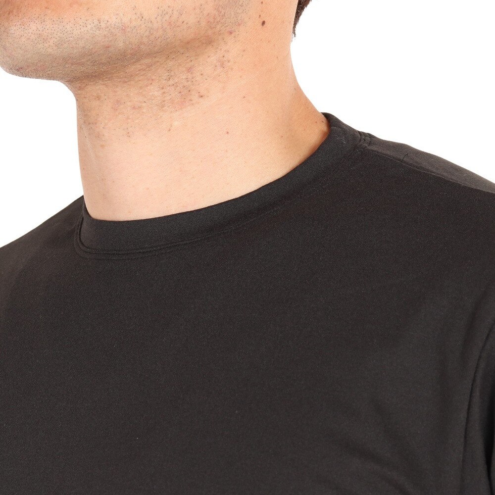 フォックスファイヤー（Foxfire）（メンズ）長袖Tシャツ ロンT TS EXストレッチ ウォームクルー 5115294-025 ブラック トップス  インナー 吸汗速乾