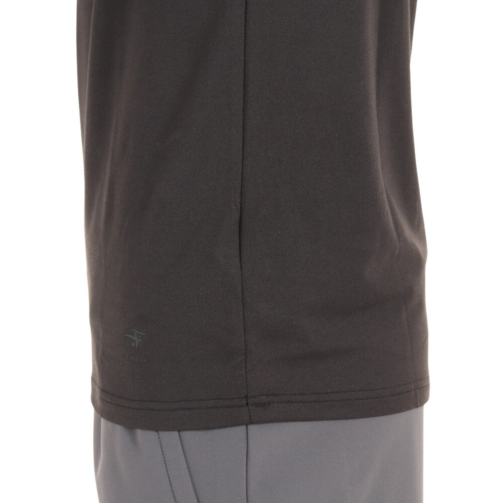 フォックスファイヤー（Foxfire）（メンズ）長袖Tシャツ ロンT TS EXストレッチ ウォームクルー 5115294-025 ブラック トップス  インナー 吸汗速乾