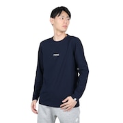 マムート（MAMMUT）（メンズ）長袖Tシャツ ロンT ストレッチ 軽量 QD ロゴプリント 1016-01030-50364 ネイビー トップス ストレッチ