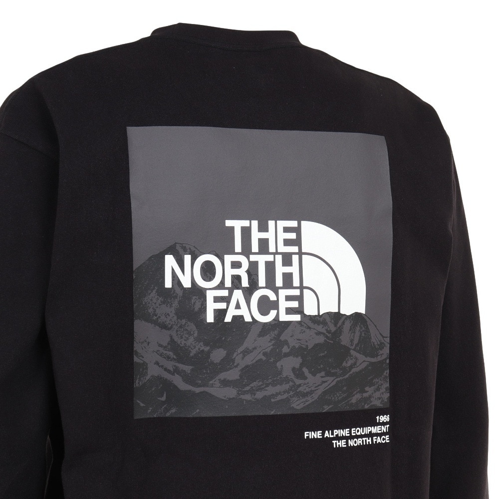 ノースフェイス｜ノースフェイス（THE NORTH FACE）（メンズ）長袖Tシャツ ロンT ロングスリーブ スリーブ グラフィックTシャツ  NT32344 K ブラック トップス 袖ロゴ - アウトドア・キャンプ用品はエルブレス
