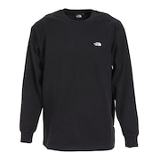 ノースフェイス（THE NORTH FACE）（メンズ）長袖Tシャツ ロンT ヌプシコットンティー NT32345 K ブラック トップス 無地 UVカット クルーネック
