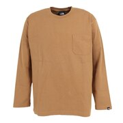 ノースフェイス（THE NORTH FACE）（メンズ）長袖Tシャツ ロンT ロングスリーブ ヘビーコットンティー NT32347 UB ブラウン トップス UVカット