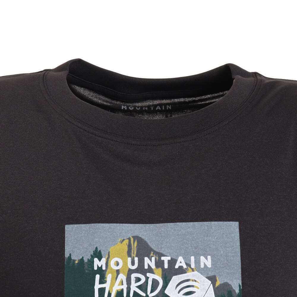 マウンテンハードウェア（MOUNTAIN HARDWEAR）（メンズ）長袖Tシャツ ロンT ハードウェアグラフィック OE4265 011 ブラック