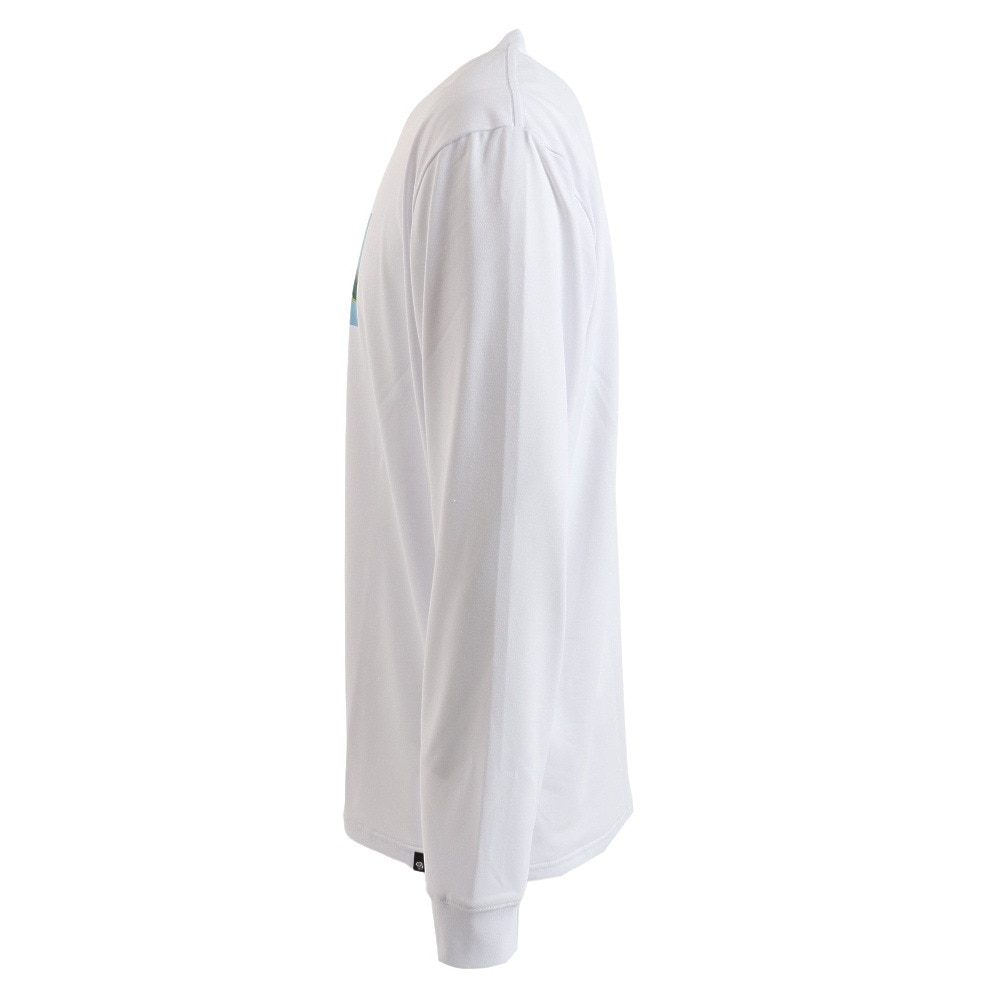 マウンテンハードウェア（MOUNTAIN HARDWEAR）（メンズ）長袖Tシャツ ロンT ハードウェアグラフィック OE4265 100 ホワイト