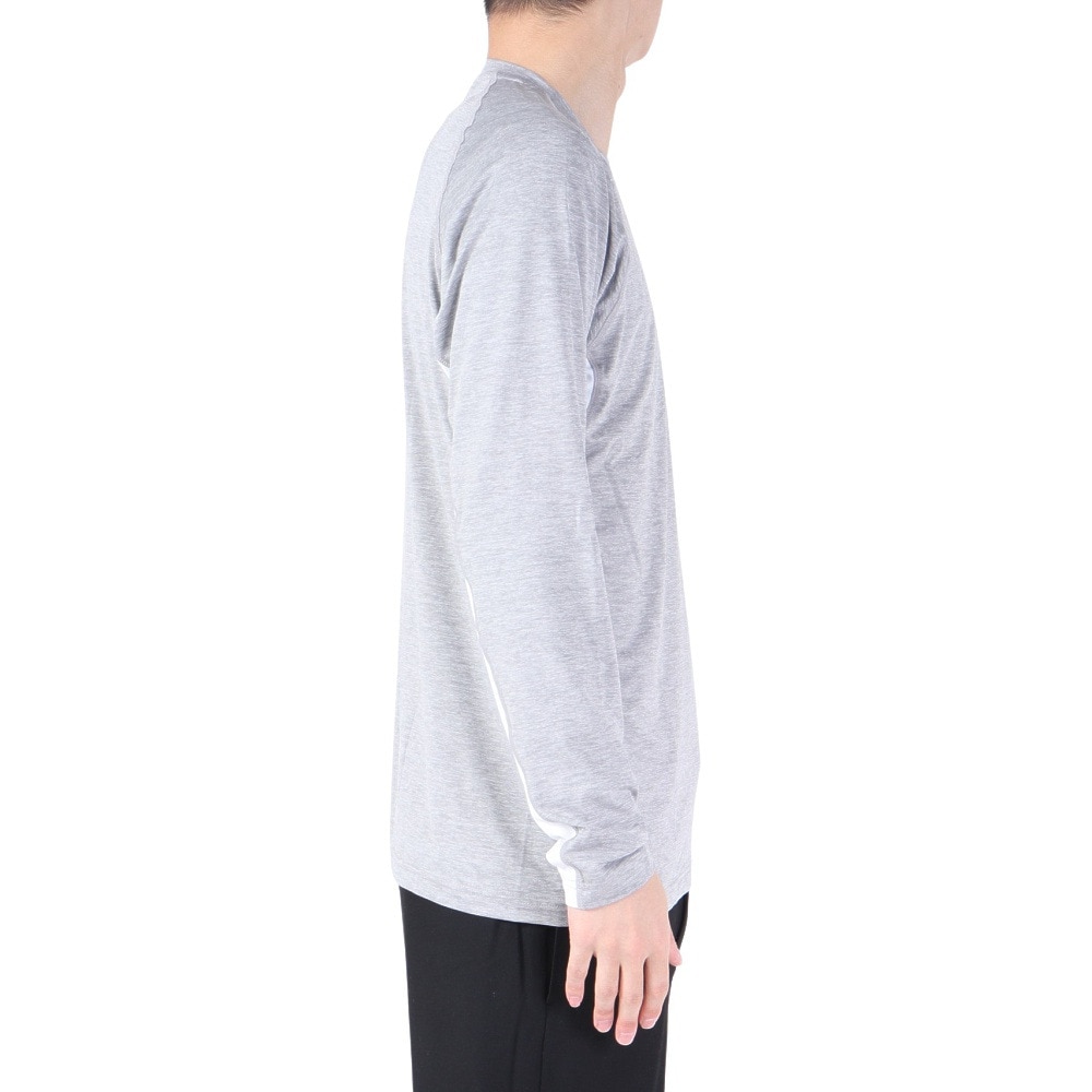 オークリー（OAKLEY）（メンズ）長袖Tシャツ ロンT O Fit Rc LS Tee FOA404407-28B グレー