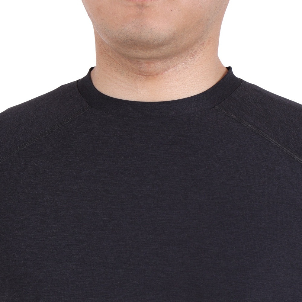マーモット（Marmot）（メンズ）UPF50+ 接触冷感 ストレッチ 長袖Tシャツ ロンT グラフェンロングスリーブシャツ TSSMC206-012 ブラック