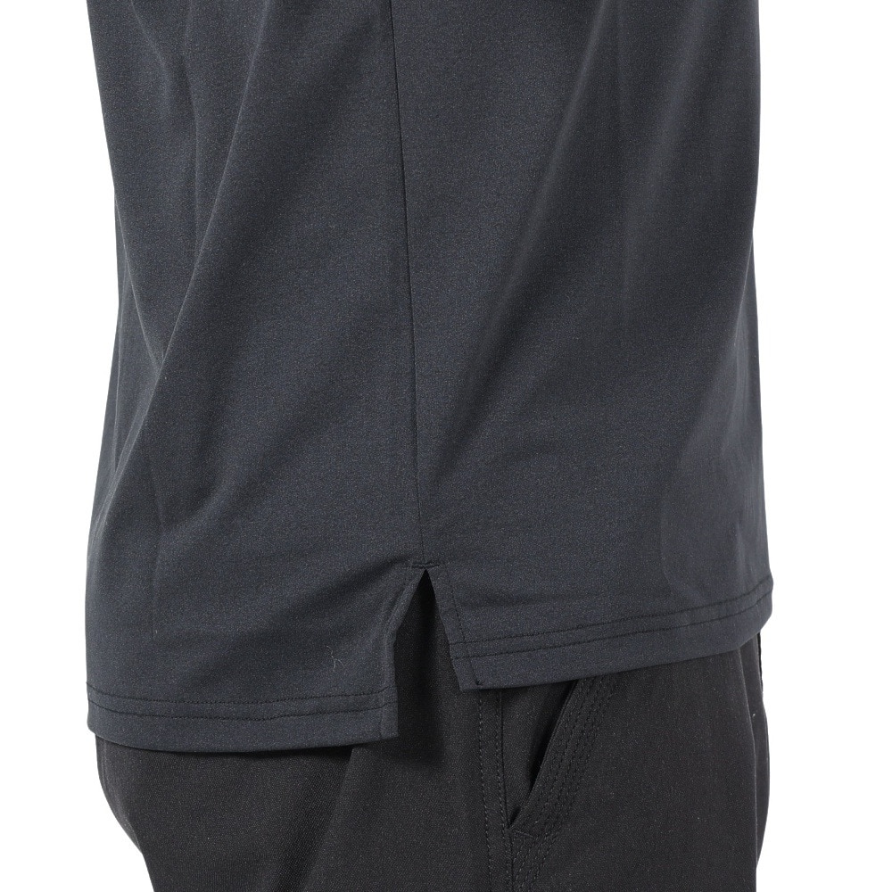 POLEWARDS（メンズ）長袖Tシャツ ロンT EXフレックス PW2PJB05 BLK ブラック 吸汗速乾 UVケア ストレッチ