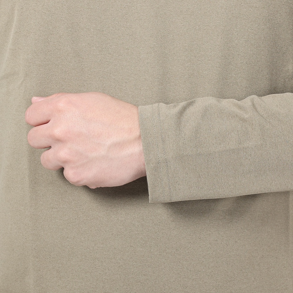 POLEWARDS（メンズ）長袖Tシャツ ロンT EXフレックス PW2PJB05 OLV オリーブ 吸汗速乾 UVケア ストレッチ