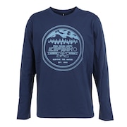 ICEPEAK(メンズ)長袖Tシャツ ロンT MOXEE 4 57765 392 ブルー