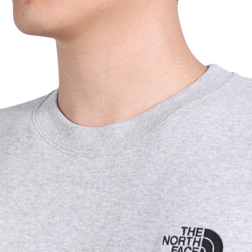 ザ・ノース・フェイス（THE NORTH FACE）（メンズ）スウェット トレーナー 長袖 ロゴクルーネック NT62335X Z グレー