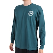 ノースフェイス（THE NORTH FACE）（メンズ）長袖Tシャツ ロンT シンプル ロゴ NT82336X AE グリーン