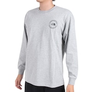 ノースフェイス（THE NORTH FACE）（メンズ）長袖Tシャツ ロンT シンプル ロゴ NT82336X Z グレー