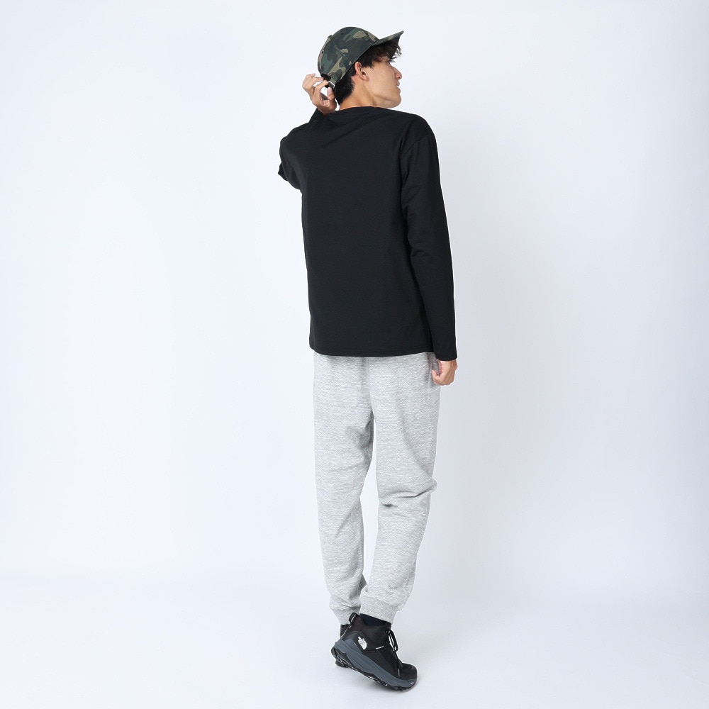 ザ・ノース・フェイス（THE NORTH FACE）（メンズ）速乾 UVケア 長袖Tシャツ ロンT ロングスリーブ エアリーリラックスTシャツ NT62345 K ブラック 防シワ