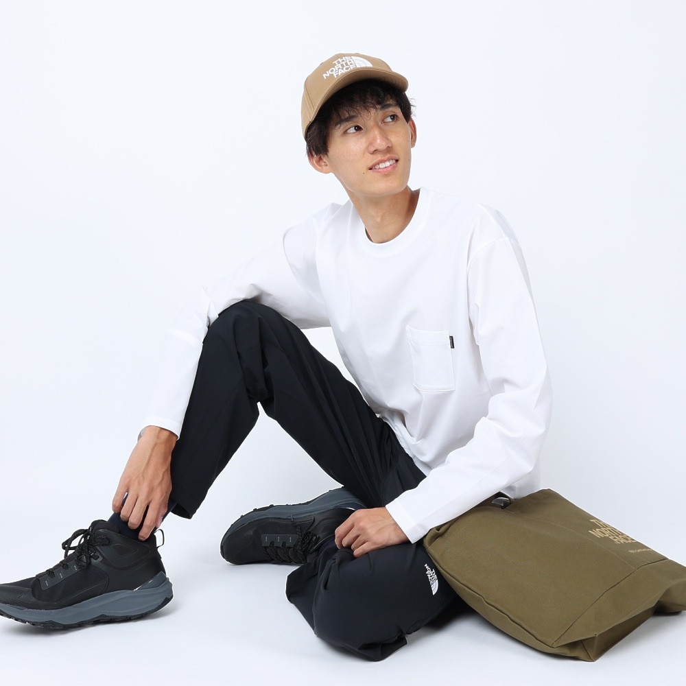 ザ・ノース・フェイス（THE NORTH FACE）（メンズ）速乾 UVケア 長袖Tシャツ ロンT ロングスリーブ エアリーリラックスTシャツ NT62345 W ホワイト 防シワ