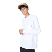 ノースフェイス（THE NORTH FACE）（メンズ）長袖Tシャツ ロンT ロングスリーブ エアリーリラックスＴシャツ NT62345 W ホワイト